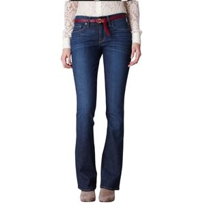 Lucky Brand Sofia Boot Blue Denim Jeans Size  2